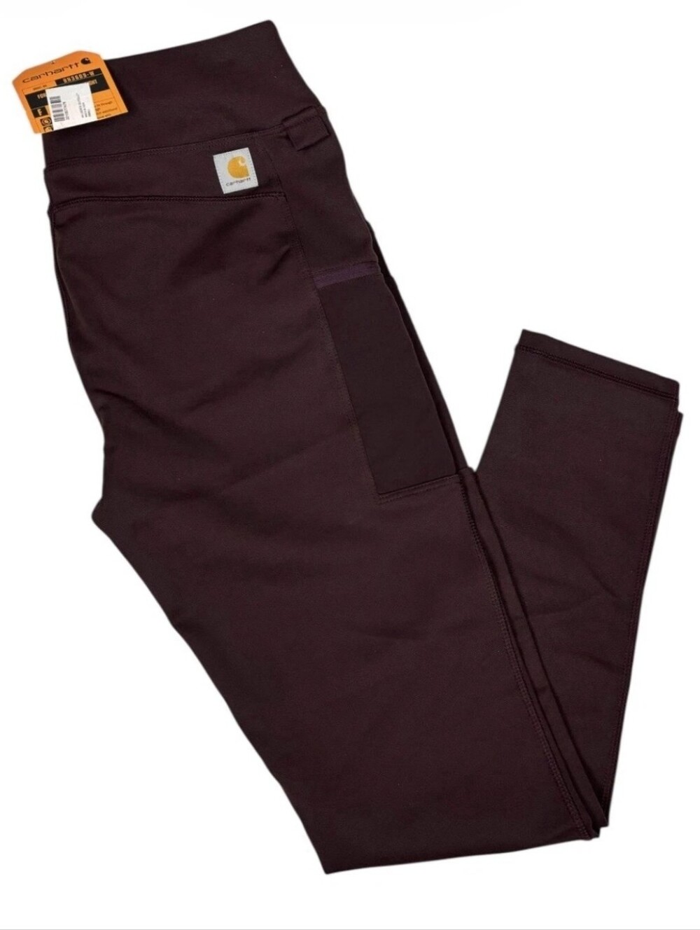 Carhartt Women’s  Force Fitted Utility Leggings - Dark Burgundy